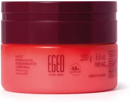 Combo Egeo Choc High: Desodorante Colônia 90ml + Suflê Hidratante Desodorante Corporal 250g