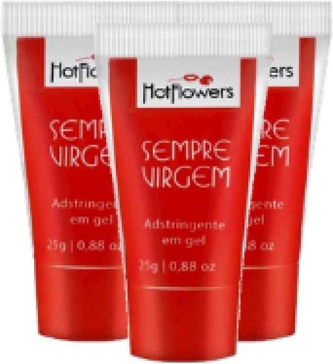 Sempre Virgem Gel Adstringente Hot Flowers kit com 3