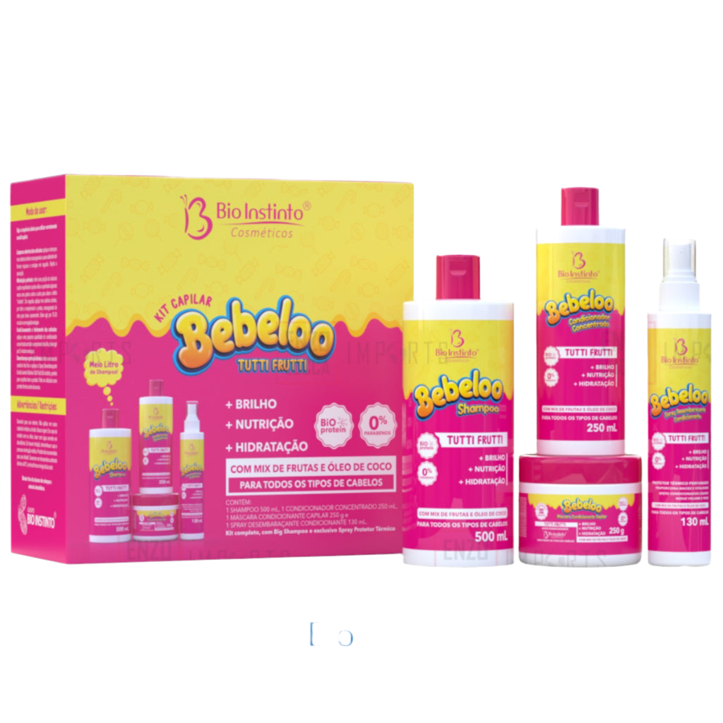 Kit Bebelo Tutti Frutti Uva Melancia Banana Bio Instinto