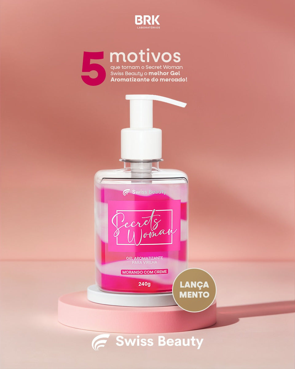 Gel Aromatizante Para Virilha Secrets Woman - Swiss Beauty