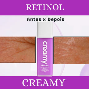 Creamy Retinol 0,3 + Nano Vitamina C + Peptídeos + Phloretin