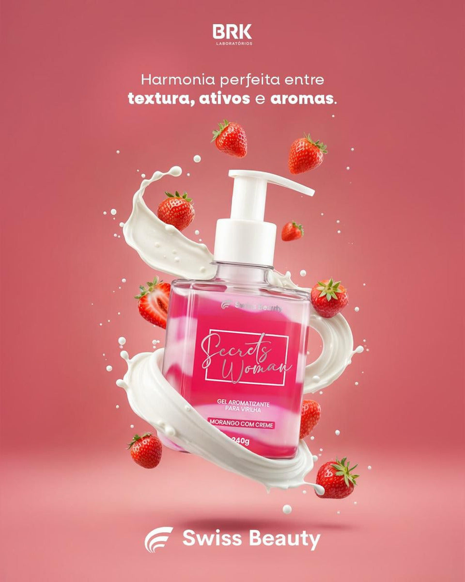 Gel Aromatizante Para Virilha Secrets Woman - Swiss Beauty