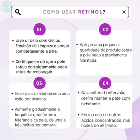 Creamy Retinol 0,3 + Nano Vitamina C + Peptídeos + Phloretin