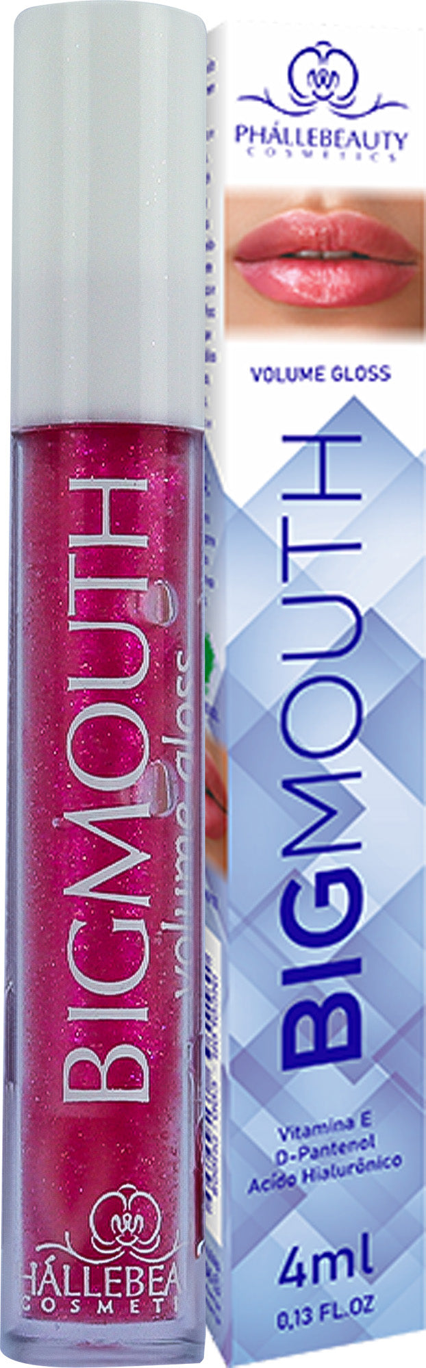 Big Mouth Pink Glow -  Volume gloss