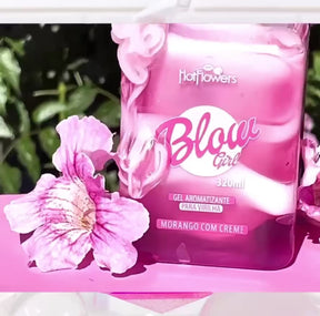 Kit 1 Blow Girl + 1 Body Girl - Gel Hidratante Beijável Morango com Chantilly Hotflowers e Garji