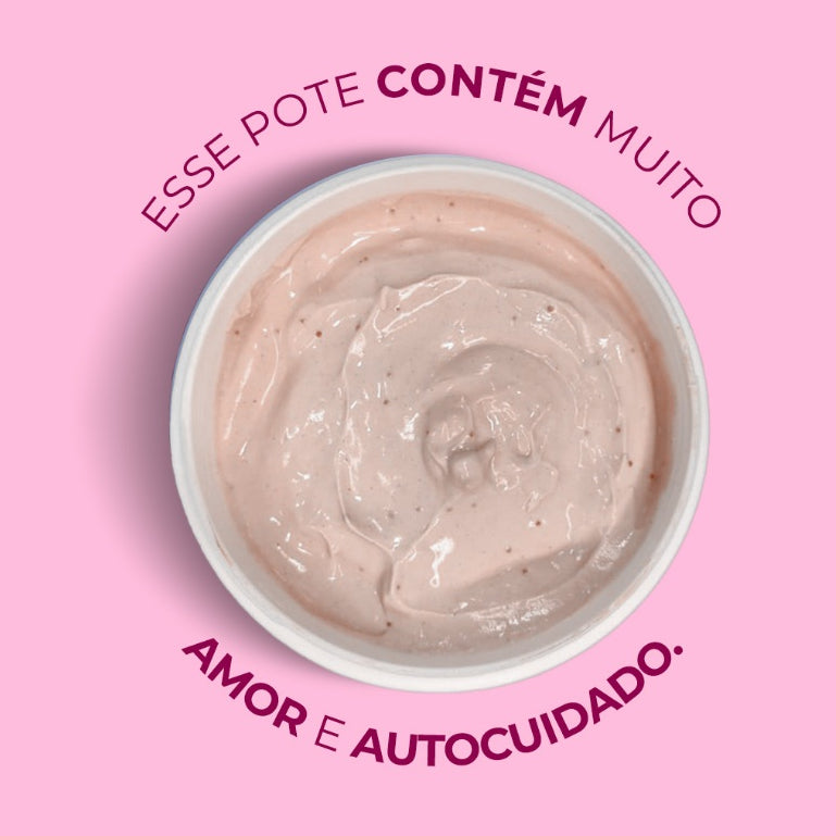 Máscara Facial Skin Care Completo Argila Rosa Com Ácido Hialurônico