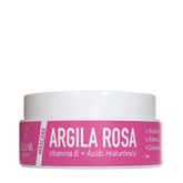 Máscara Facial Skin Care Completo Argila Rosa Com Ácido Hialurônico