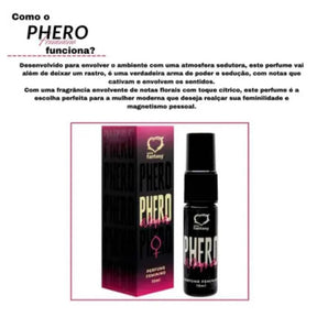 Perfume Phero Feromônio Feminino 15ml atrair homens.