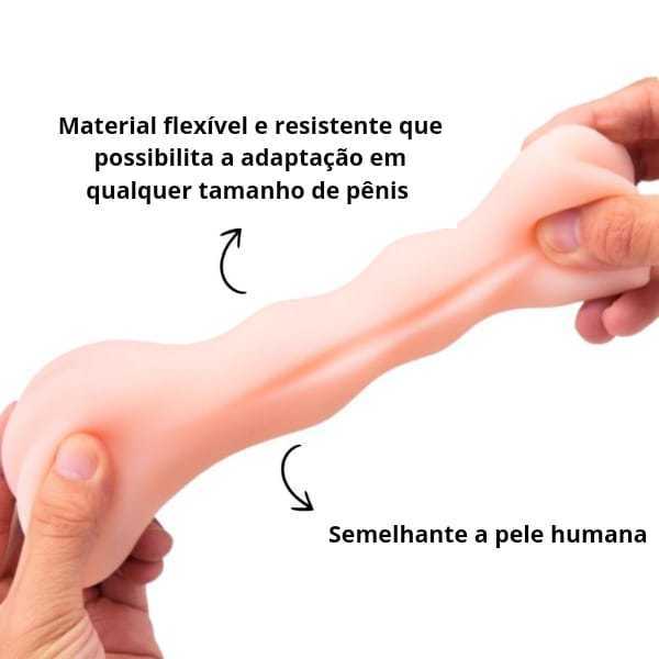 Buceta de Borracha Masturbador Masculino Para Homens Vagina