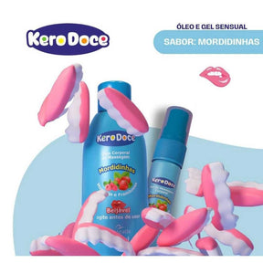 Óleo Corporal Beijável e Gel Comestível Kero Doce Sofisticatto