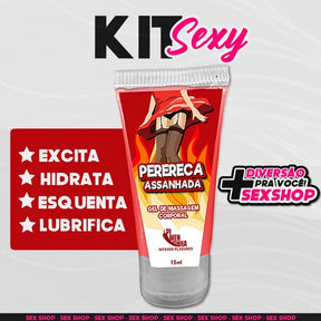 Kit Namorados Calcinha Sexy Com Perolas + Produtos Eroticos Gel Kit Feminino Gel comestivel