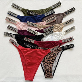 Calcinha G-String Sem Costura, Detalhe em Strass, Luxo e Conforto Feminino