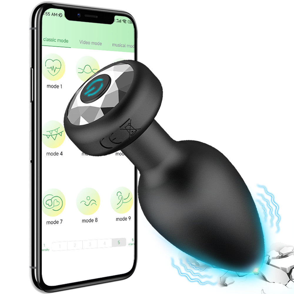 APP Controle Remoto Vibrador Anal Bluetooth, Brinquedos Sexuais Adultos Para Mulheres, Gay